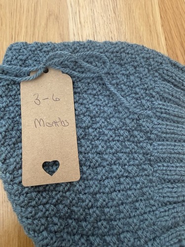 Hand knitted unisex baby - hand,