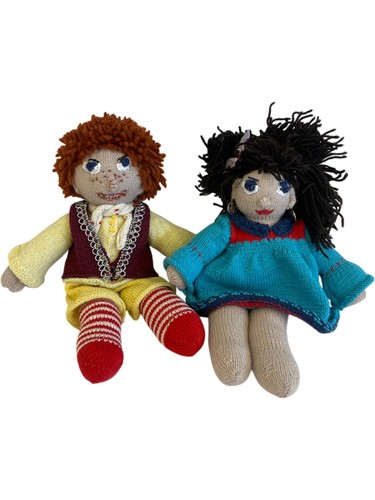 Vintage hand knitted rosie - vintage, and