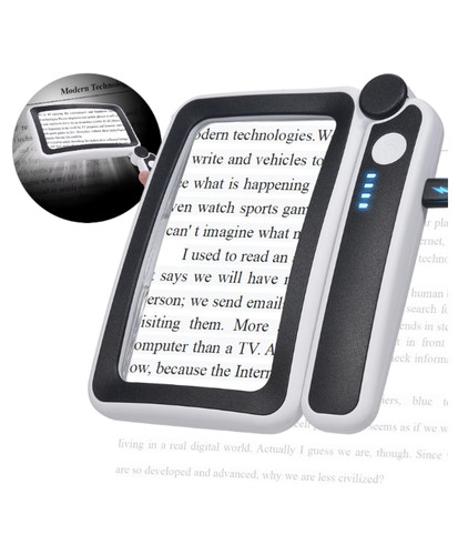 Led handheld magnifying - led,