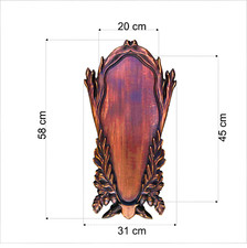 A board under the trophy of a