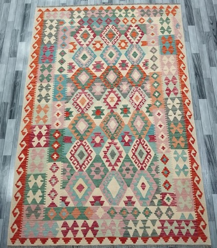 Handmade afghan turkish kilim - handmade,