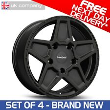 4 x 20" SuperMetal 'Rocket' Matt Black Alloy Wheels Land Rover Defender