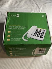 Doro Easy to Use Large Number and Photo Buttons Landline Phone Never Used Boxed