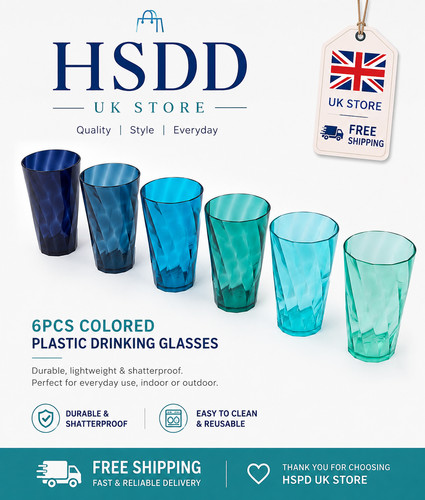 Livivo plastic tumblers - tumblers, set