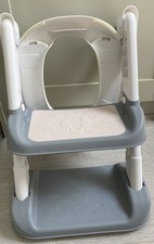 Potty Training Toilet Seat with Ladder Adjustable Toddler Potty Toilet Trainer