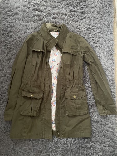 Girls khaki parka - jacket, 10