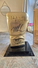 Signed Mike Tyson Boxing Glove Plus Certificate Of Authenticenty In Own Case