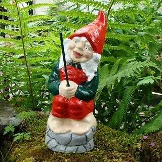 Fishing gnome dumpty - gnome,