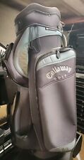 Callaway Golf Cart Bag 14-Way Dividers Grey  Black Cooler Raincover 