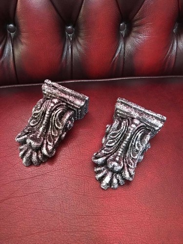 Plaster corbels - plaster, x2
