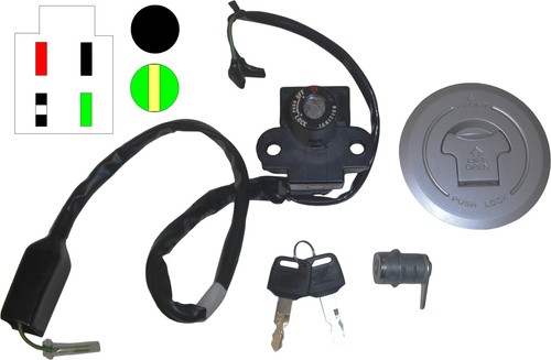 Ignition switch lock set honda - set,