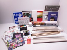 Mixed Art Supplies Painting Colouring Pencils Pads & More  KM10