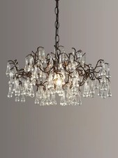 John Lewis & Partners Victoria Chandelier Ceiling Light (Scuff/Missing Droplets)