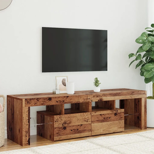 Walplus lights old wood - tv,