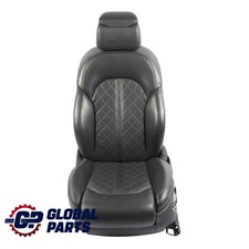 Audi A8 D4 4H Sport Seat Front Left N/S Heated Memory Leather Valcona Black