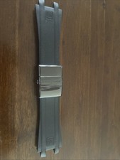 Ulysse Nardin Marine 43mm Rubber Black Strap With Titanium Folding Clasp - OEM