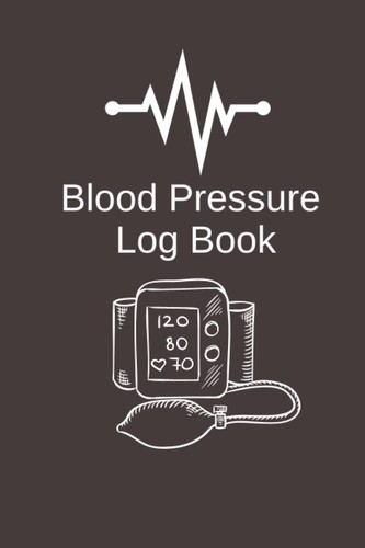 Blood pressure log - pressure, book