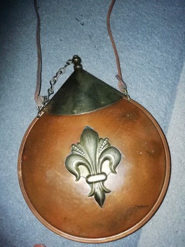 Antique officer copper drink - antique,