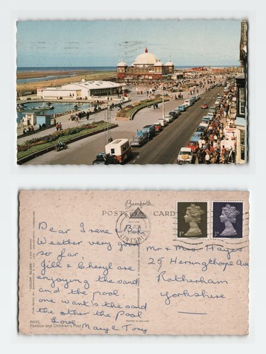 Vintage postcard rhyl pavilion - rhyl,