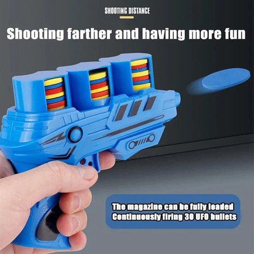 Flying saucer gun - gun, toy