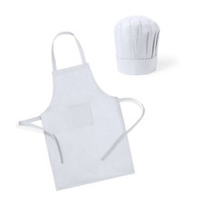 1-10 Kids Chef Apron Hat Set