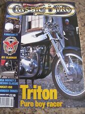 CLASSIC BIKE FEB 1995 G11 CLUBMAN KAWASAKI Z1 BSA ROCKET 3 DUCATI 450 TRIKES