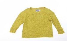 Indigo Womens Yellow Boat Neck