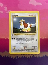 Pokemon Card Pidgey Shadowless Base Set 1st Edition Common 57/102 Near Mint