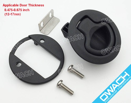 Slam latch hatch round - round,
