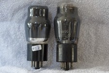 VINTAGE 2 x 6V6G ST SHAPED VALVES/TUBES.TUNGSRAM.AVO TESTED