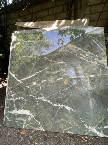 Green malachite marble effect - green,