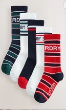 SuperDry 5 Pairs Boys Socks