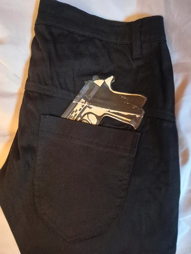Criminal damage mens pistol - damage,