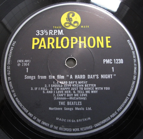 The beatles hard days night - days, night'