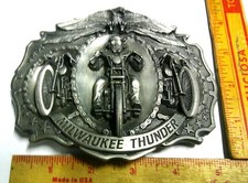 1987 motorcycle buckle vintage