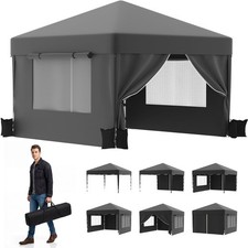 3x3m Pop Up Gazebo with Mesh