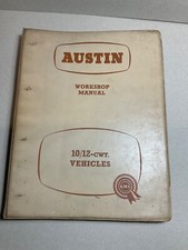 AUSTIN J4 10 & 12 CWT Van and