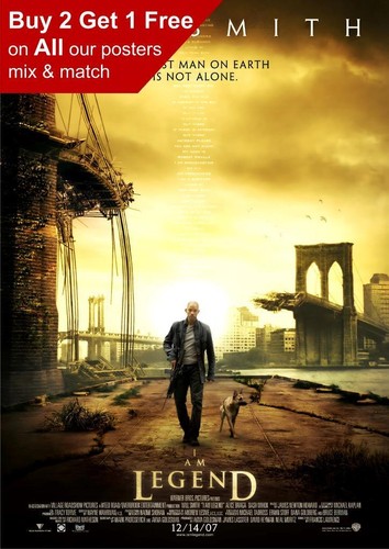 Legend 2007 movie poster - i, am
