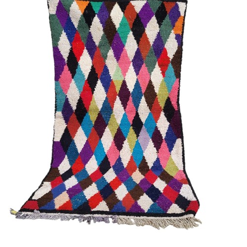 Vbrant moroccan handmade rug - handmade,