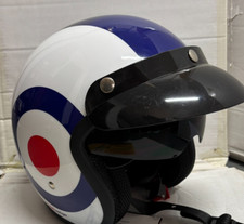 VIPER V06 Open Face Sun Visor Motorcycle Helmet Target Second Small 557-558