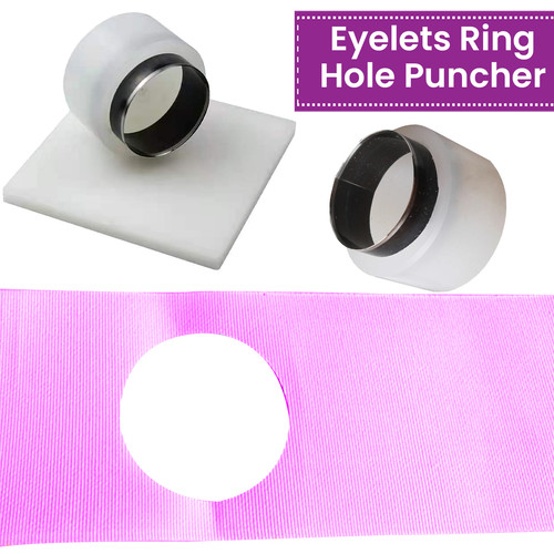 Hole cutting die - cutting, with