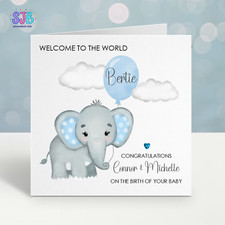 Personalised New Baby Boy