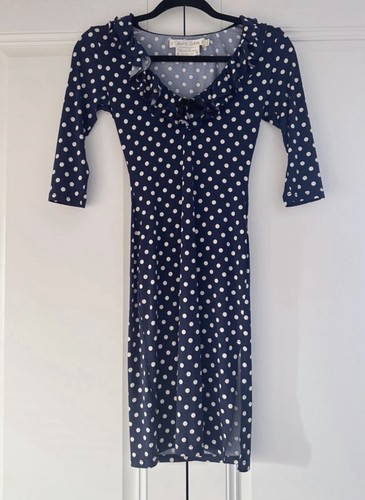 Wheels dollbaby navy polka - &,