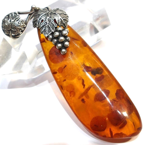 Vintage sterling silver - sterling, leaf