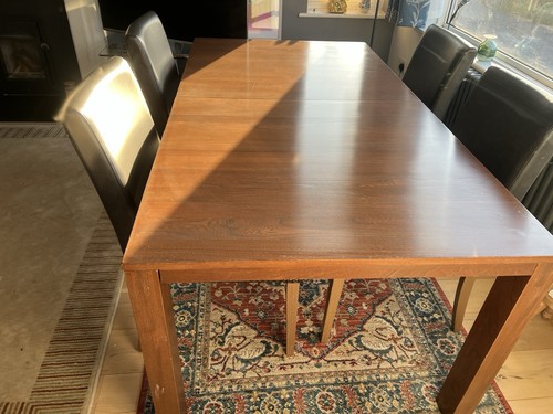 Erco modern walnut extending - modern,