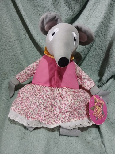 Bagpuss lizzie mouse plush toy - bagpuss,