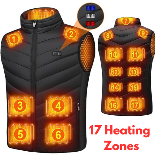 Electric heated vest - electric, warm