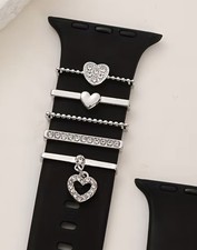 Rhinestone Heart Shaped  Ring