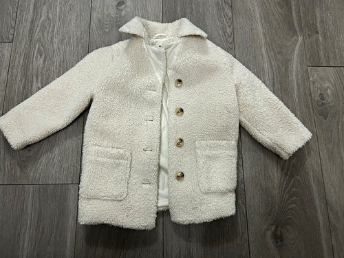 Girls white teddy - f&f,