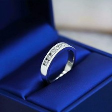 2ct Round Moissanite Wedding